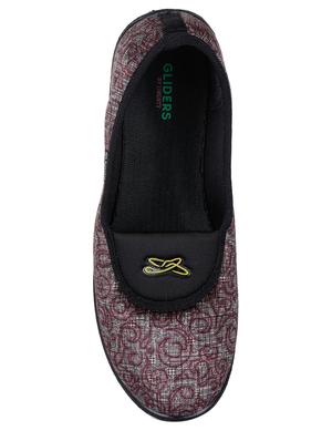 brown fabric slip on ballerina - 17483832 - Standard Image - 4