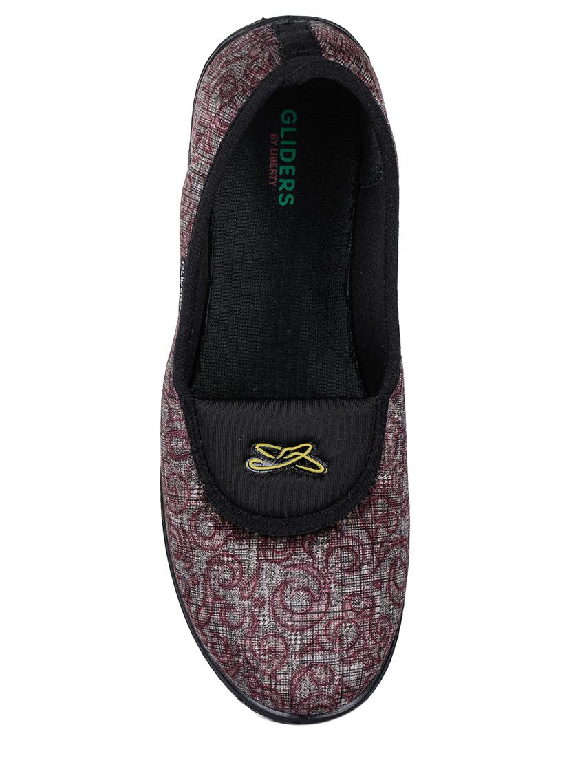 brown fabric slip on ballerina - 17483832 - Zoom Image - 4