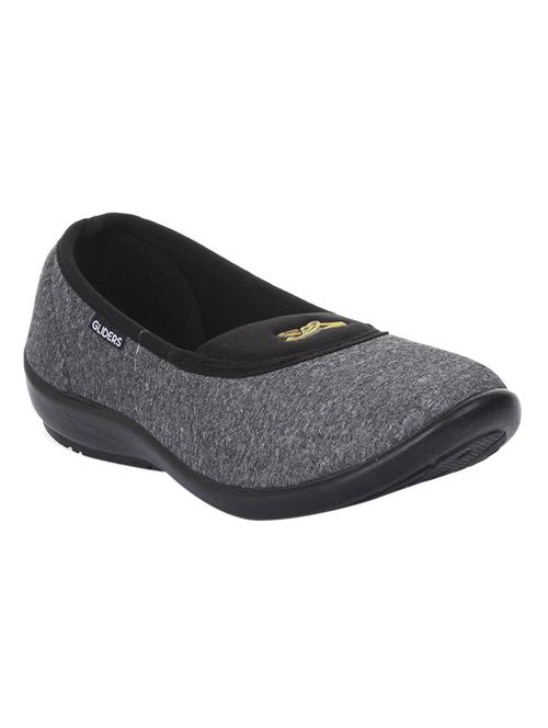 grey fabric slip on ballerina - 17483835 - Standard Image - 1