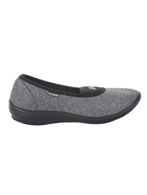 grey fabric slip on ballerina - 17483835 - Standard Image - 2
