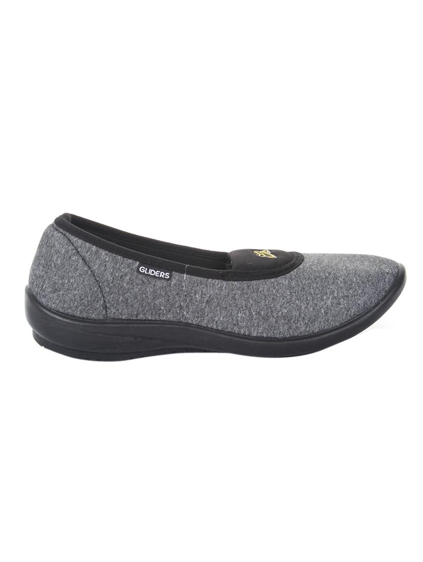 grey fabric slip on ballerina - 17483835 - Zoom Image - 2