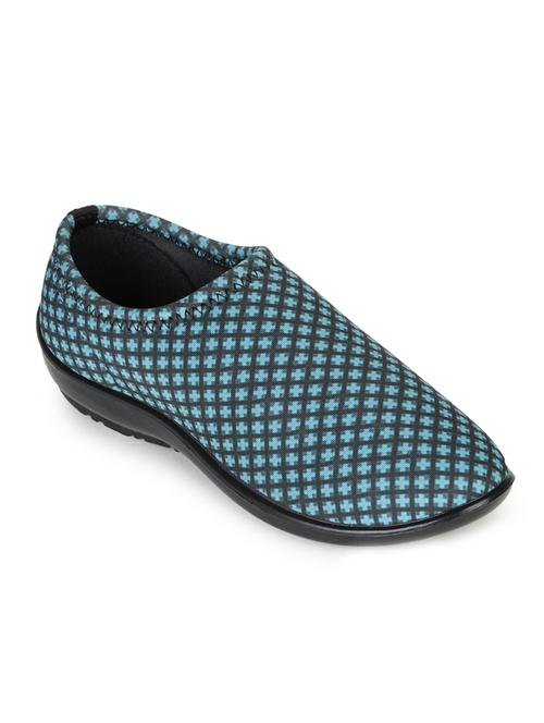 blue fabric slip on ballerina - 17483839 - Standard Image - 1