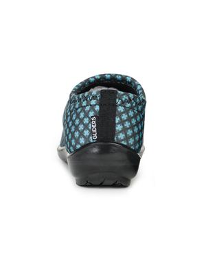 blue fabric slip on ballerina - 17483839 - Standard Image - 3