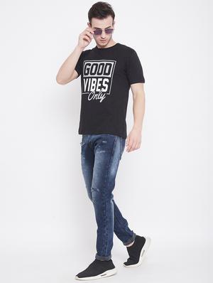black printed t-shirt - 17483932 - Standard Image - 4