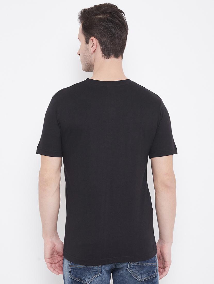 black printed t-shirt - 17483932 - Zoom Image - 3