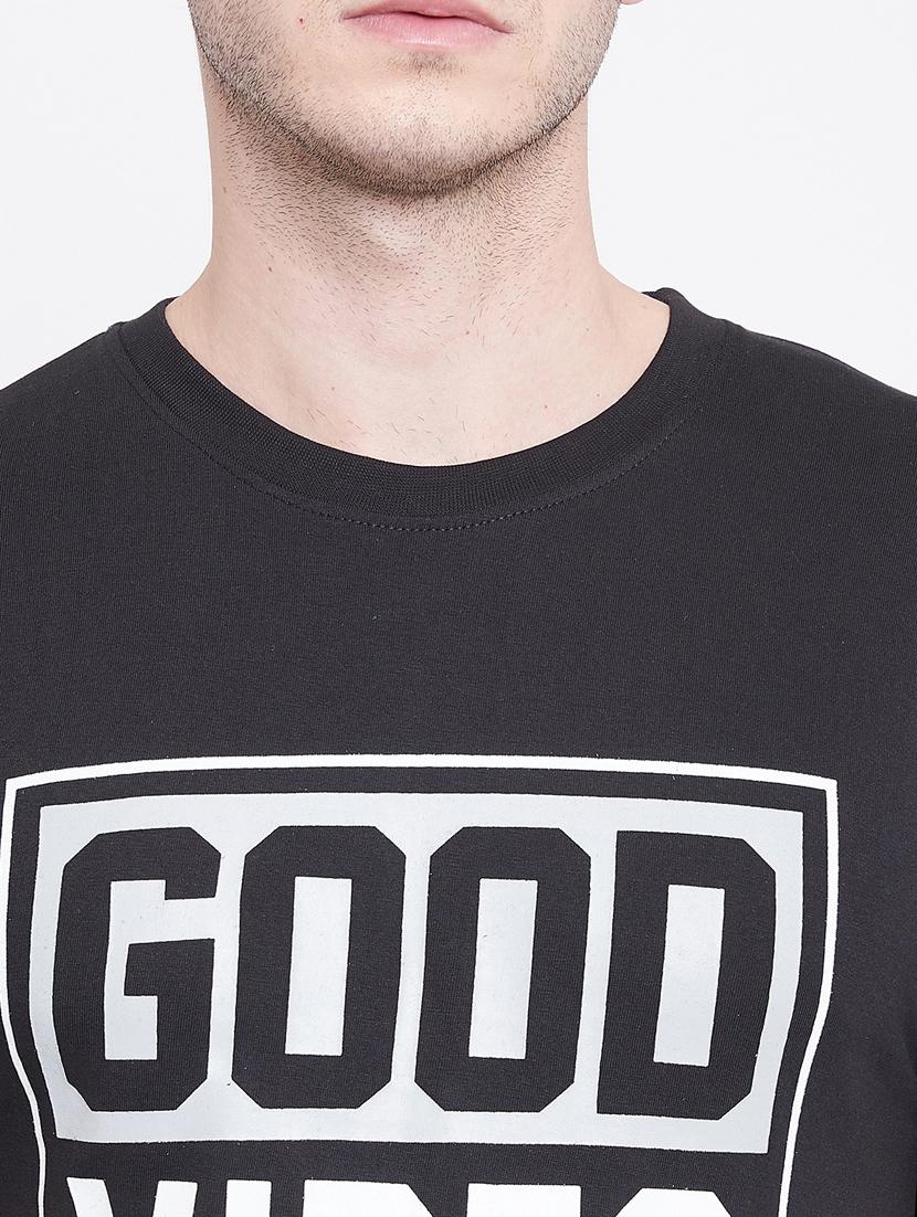 black printed t-shirt - 17483932 - Zoom Image - 5
