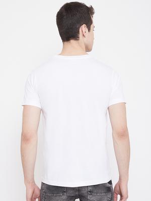 white solid t-shirt - 17483938 - Standard Image - 4