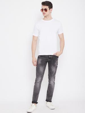 white solid t-shirt - 17483938 - Standard Image - 5