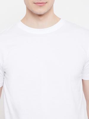 white solid t-shirt - 17483938 - Standard Image - 6