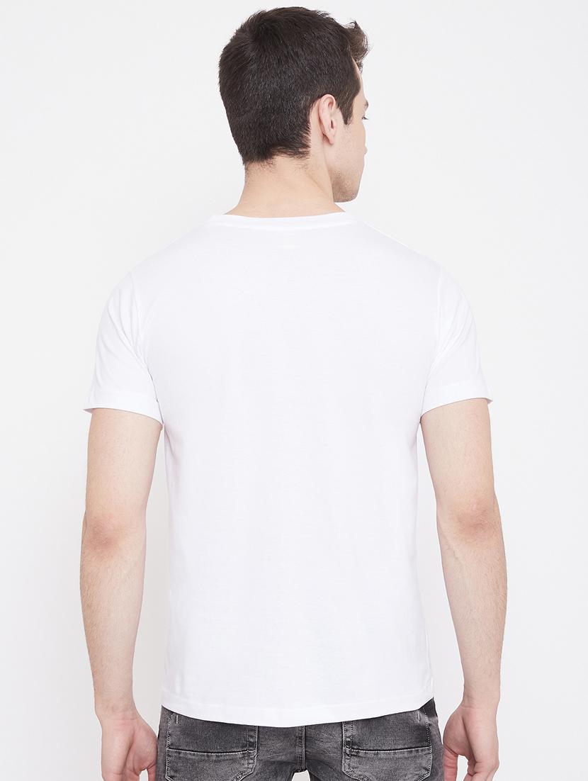 white solid t-shirt - 17483938 - Zoom Image - 4