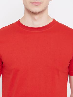 red solid t-shirt - 17483939 - Standard Image - 6