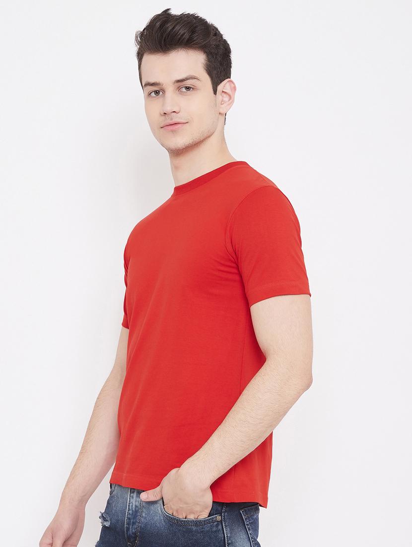 red solid t-shirt - 17483939 - Zoom Image - 3