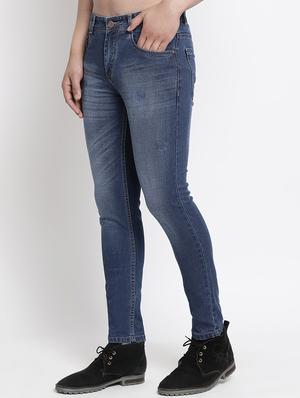 blue light washed denim jeans - 17483944 - Standard Image - 2