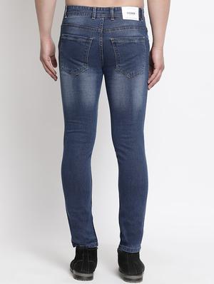 blue light washed denim jeans - 17483944 - Standard Image - 3