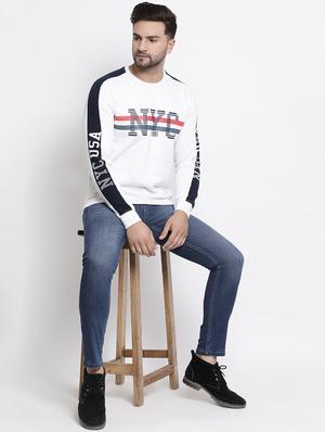 blue light washed denim jeans - 17483944 - Standard Image - 4