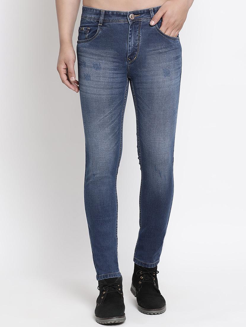 blue light washed denim jeans - 17483944 - Zoom Image - 1