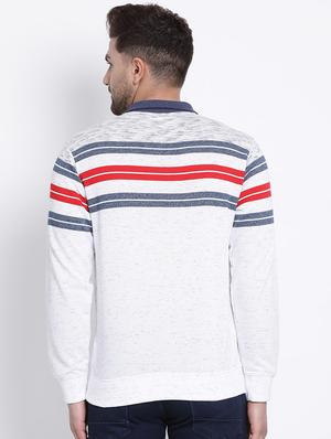 white striped sweatshirt - 17484023 - Standard Image - 3