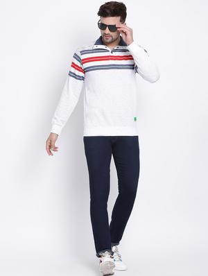 white striped sweatshirt - 17484023 - Standard Image - 4