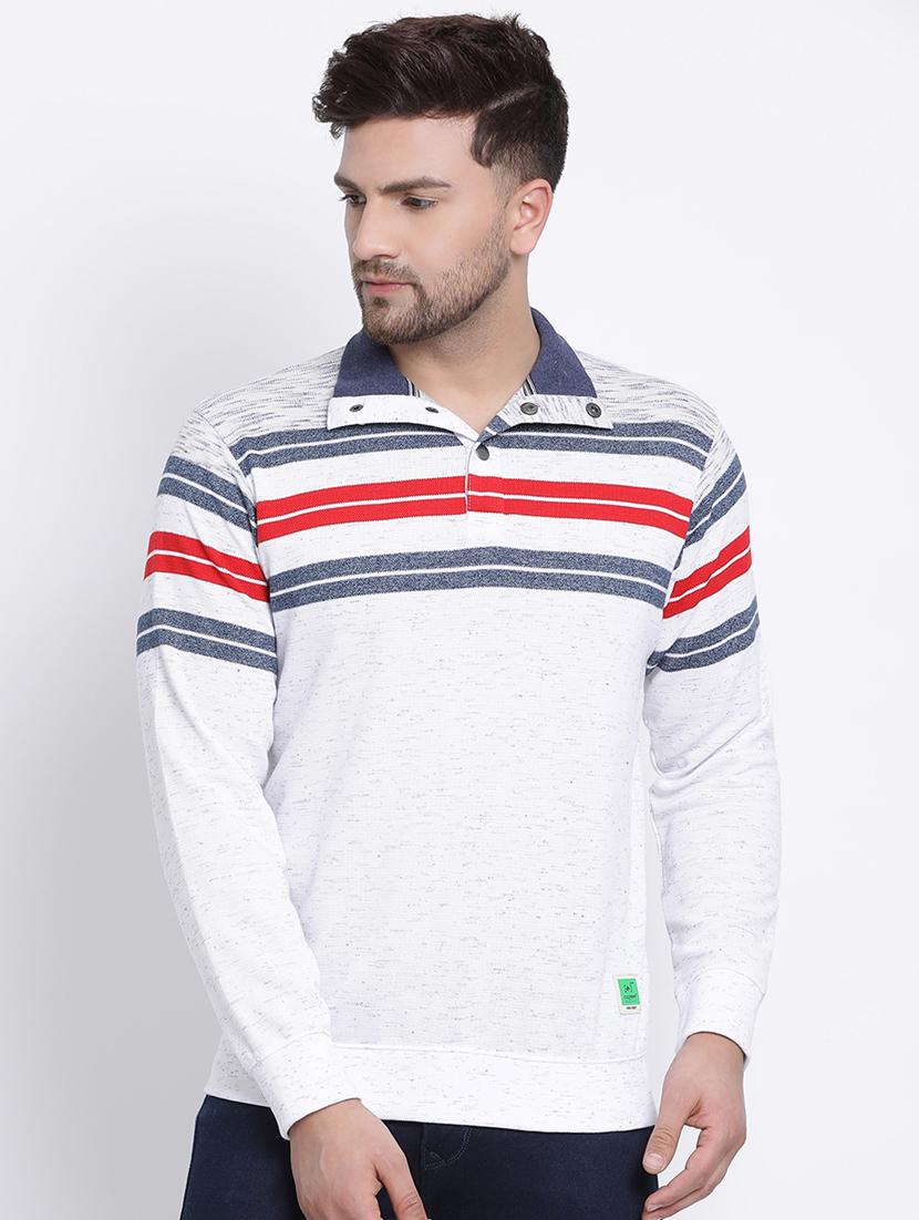 white striped sweatshirt - 17484023 - Zoom Image - 1