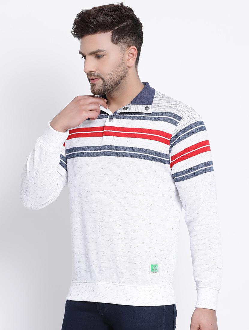 white striped sweatshirt - 17484023 - Zoom Image - 2