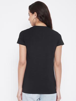round neck solid tee - 17484739 - Standard Image - 3