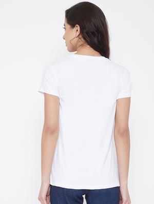 round neck solid tee - 17484740 - Standard Image - 4