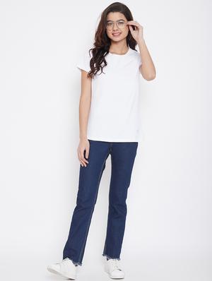 round neck solid tee - 17484740 - Standard Image - 5