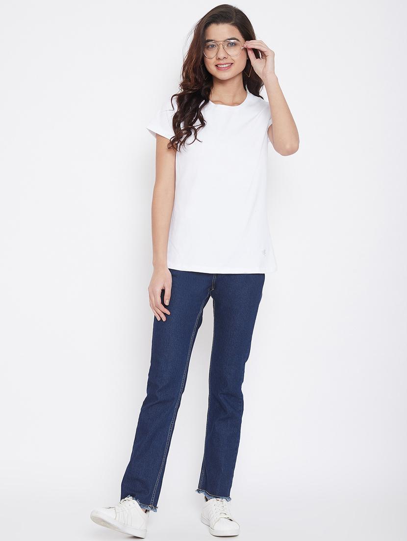 round neck solid tee - 17484740 - Zoom Image - 5