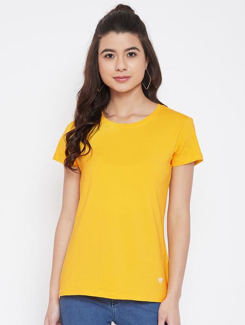 women's plain round neck t-shirt - 17484745 -  Standard Image - 0