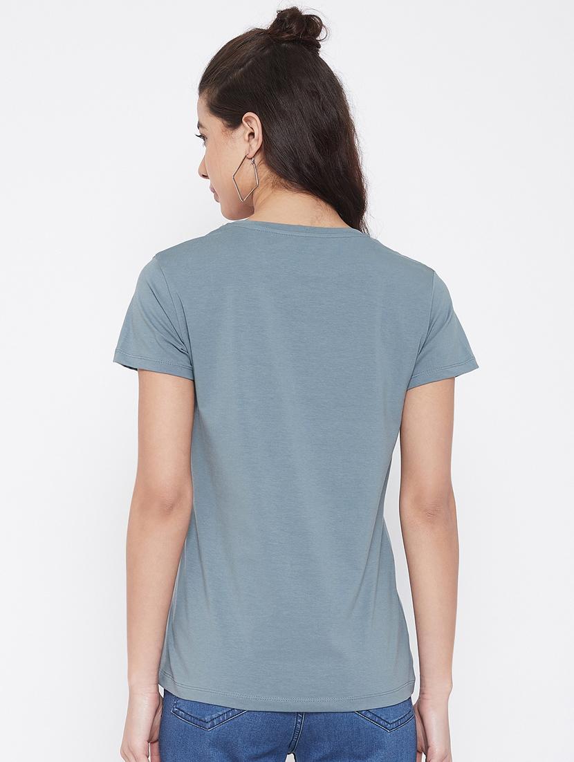 round neck solid tee - 17484751 - Zoom Image - 3