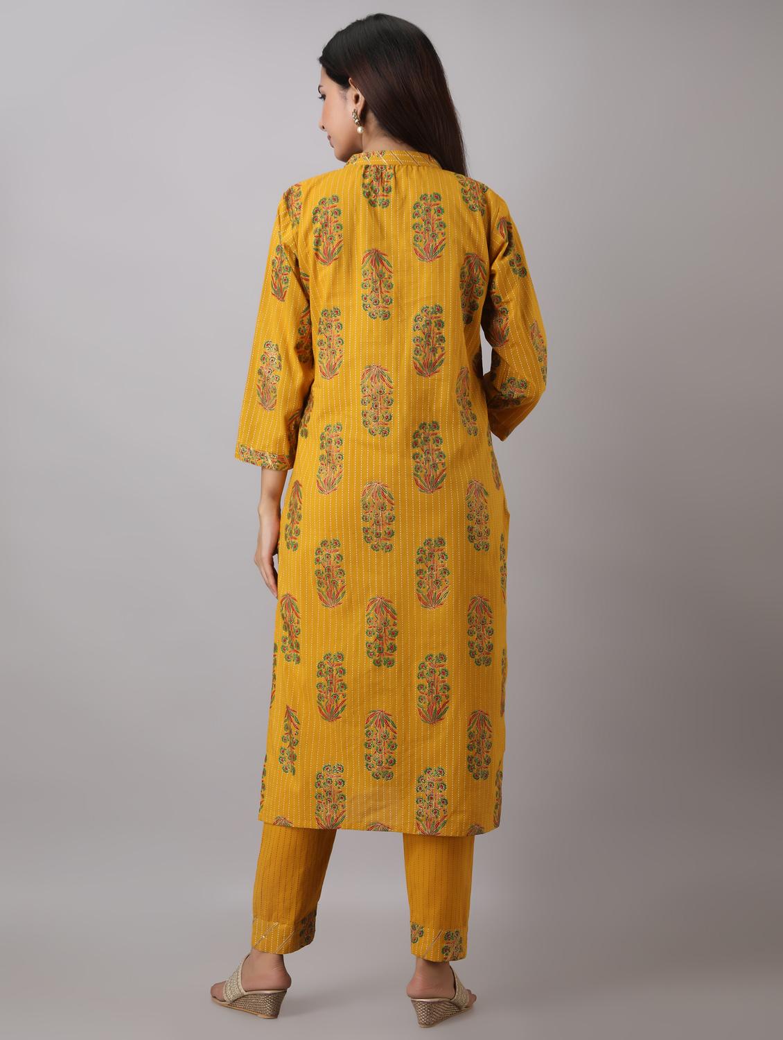 printed kurta pant set - 17484868 - Zoom Image - 3
