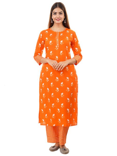 printed kurta pant set - 17484875 - Standard Image - 1