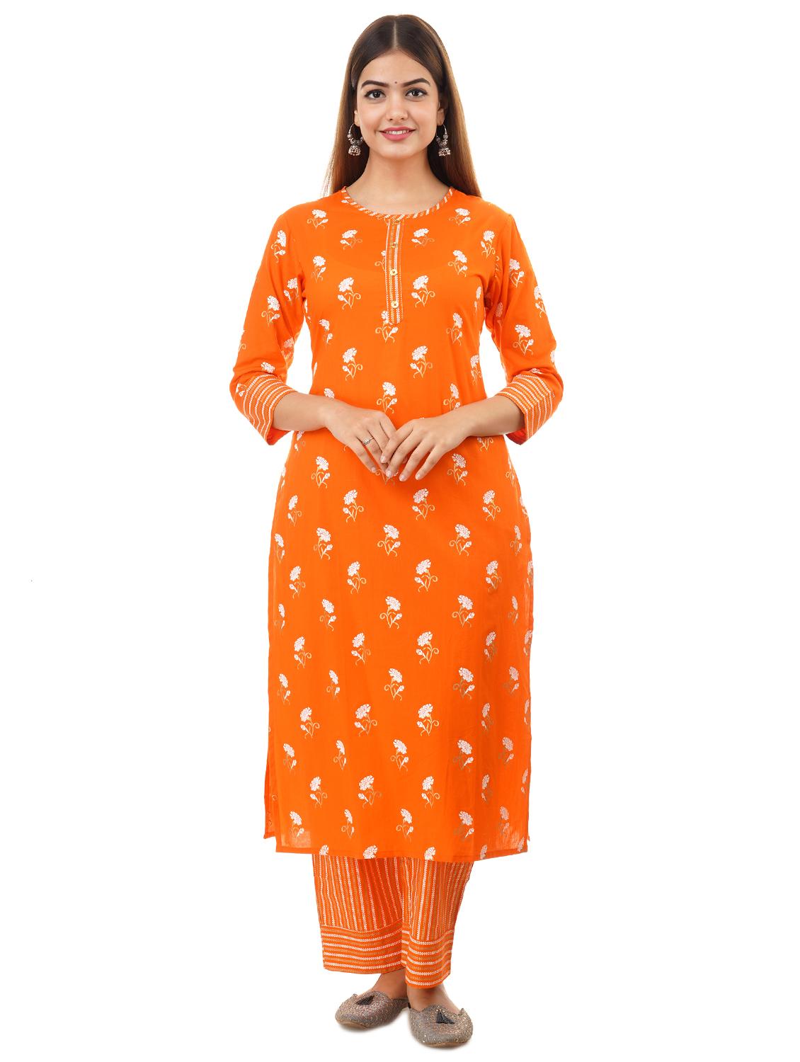 printed kurta pant set - 17484875 - Zoom Image - 1
