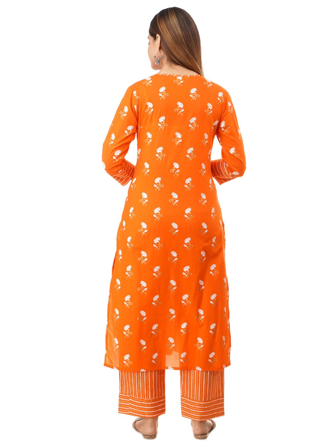 printed kurta pant set - 17484875 - Zoom Image - 3