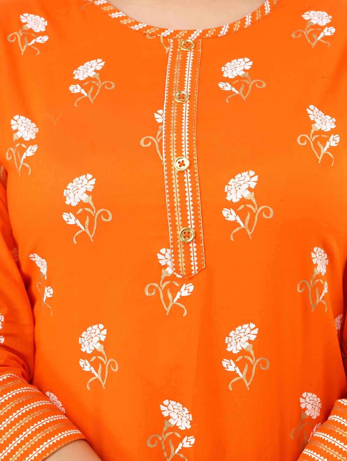 printed kurta pant set - 17484875 - Zoom Image - 4