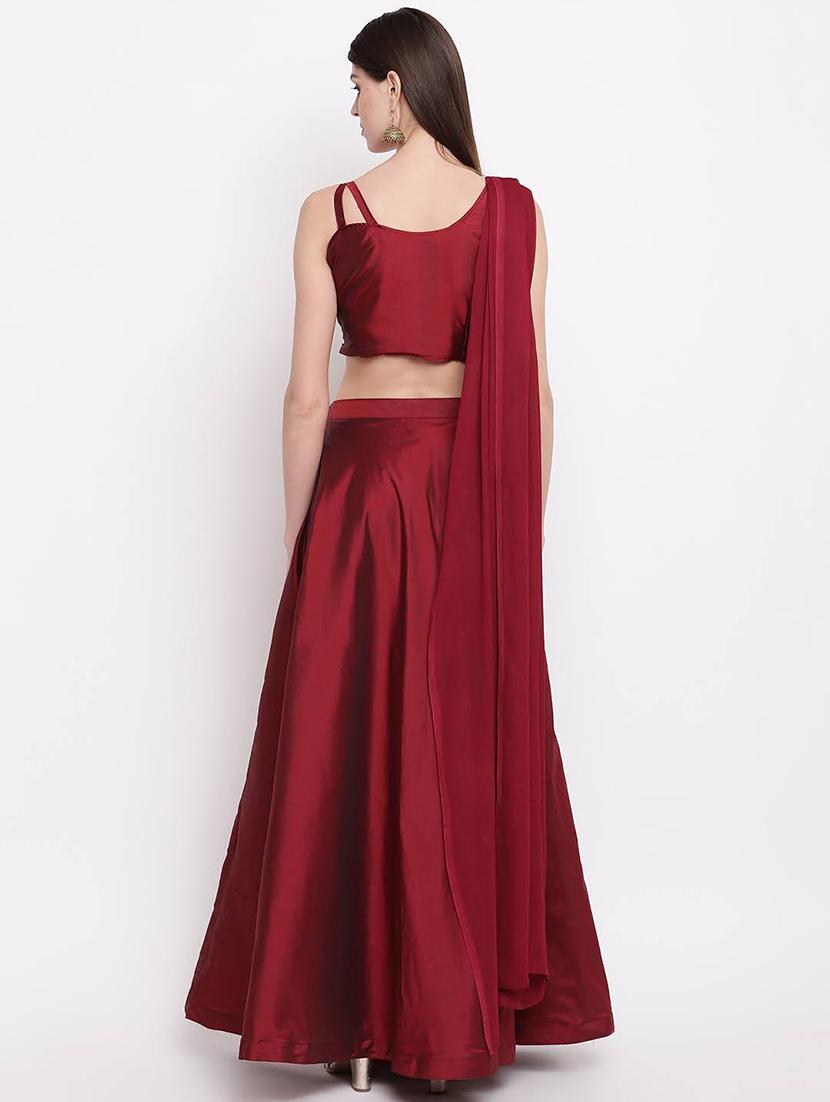 solid top and skirt set - 17484881 - Zoom Image - 4
