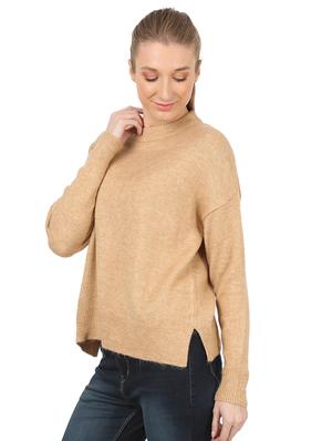 crew neck solid pullover - 17485004 - Standard Image - 2