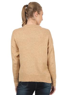 crew neck solid pullover - 17485004 - Standard Image - 3