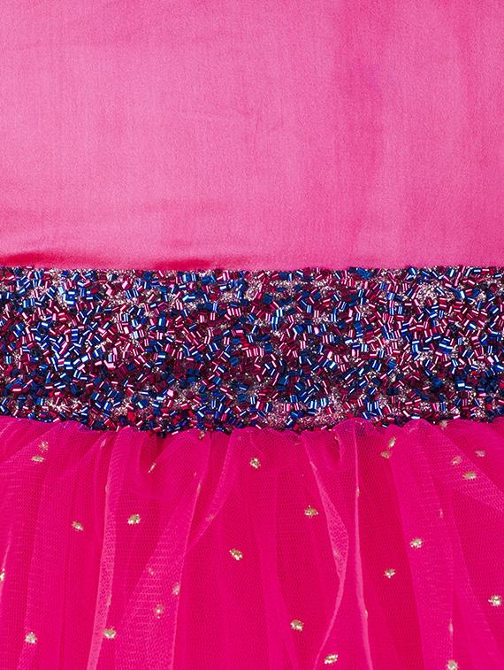 pink net frock - 17485032 - Zoom Image - 3