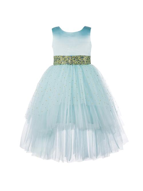 blue net frock - 17485036 - Standard Image - 1
