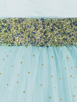 blue net frock - 17485036 - Standard Image - 3