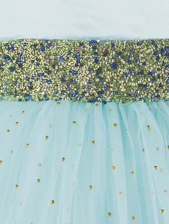 blue net frock - 17485036 - Zoom Image - 3