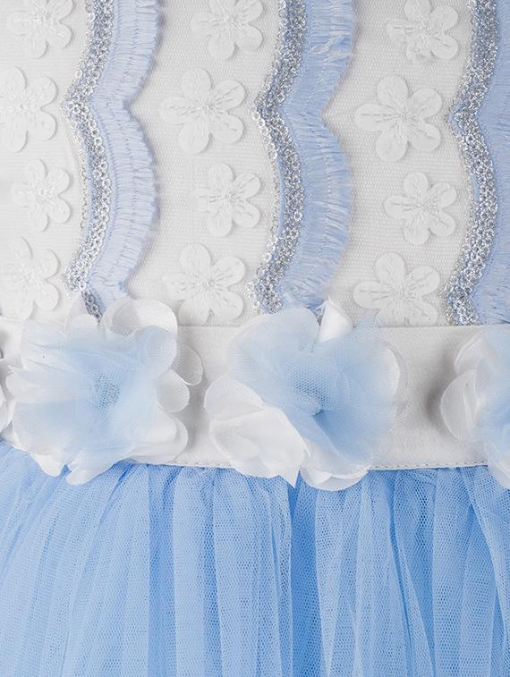 blue net frock - 17485040 - Zoom Image - 3