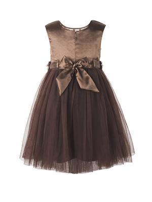 brown net frock - 17485041 - Standard Image - 2