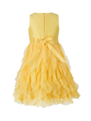 yellow net frock - 17485053 - Standard Image - 2