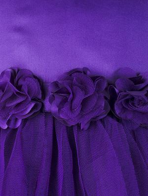 purple net frock - 17485054 - Standard Image - 3