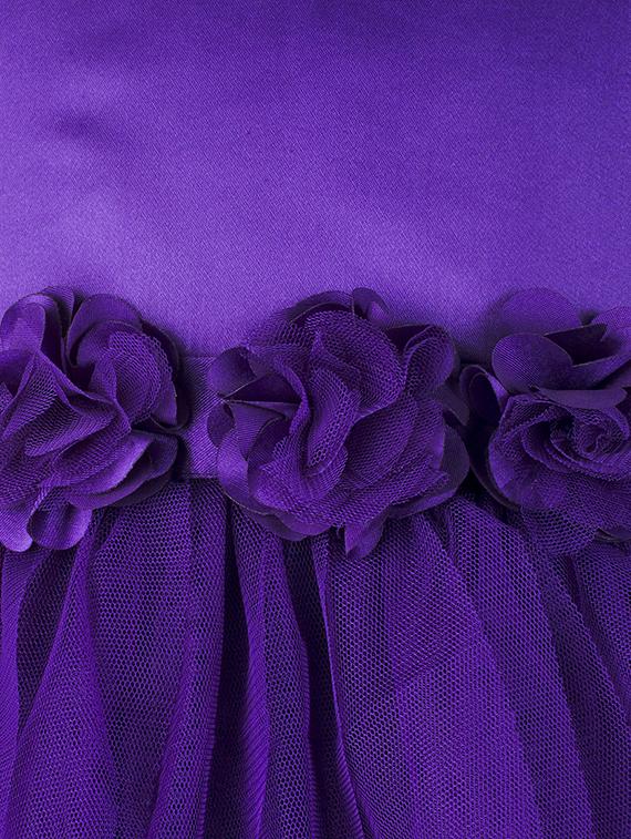 purple net frock - 17485054 - Zoom Image - 3
