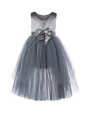 grey net frock - 17485061 - Standard Image - 2