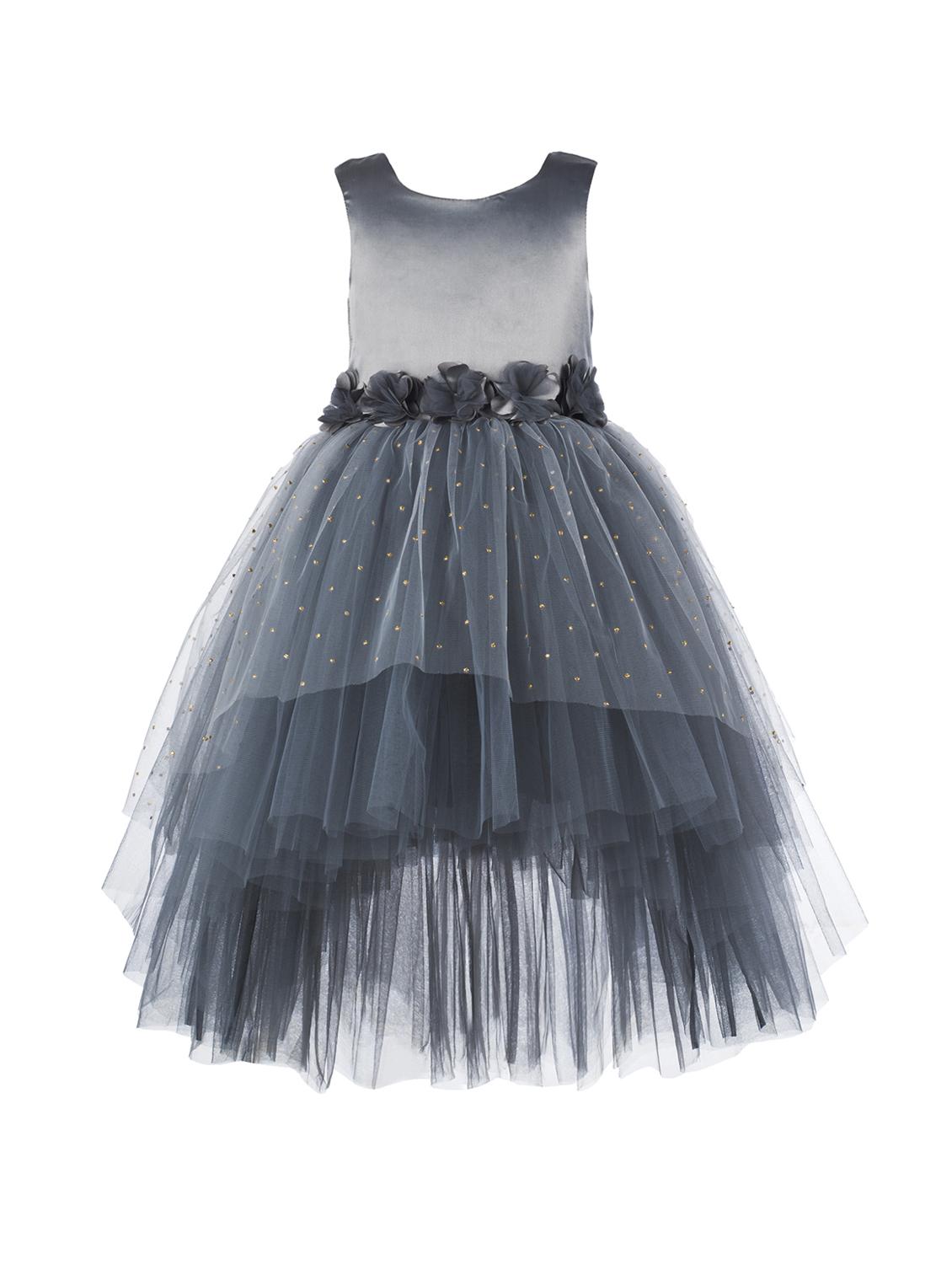 grey net frock - 17485061 - Zoom Image - 1