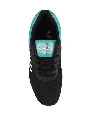 black mesh sport shoes - 17485751 - Standard Image - 4